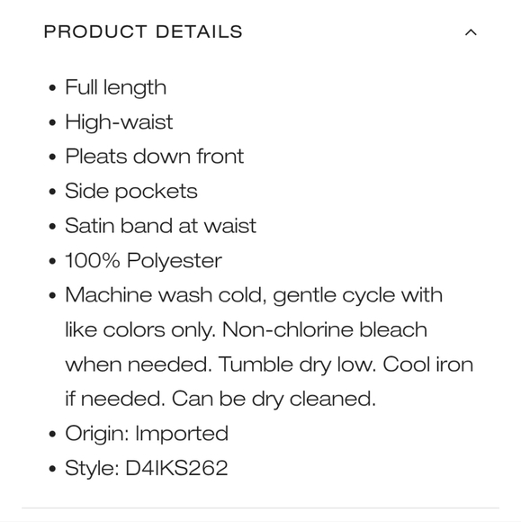 DONNA KARAN NWOT BLACK SATIN WIDE LEG PANTS SIZE 14 - Picture 5 of 15